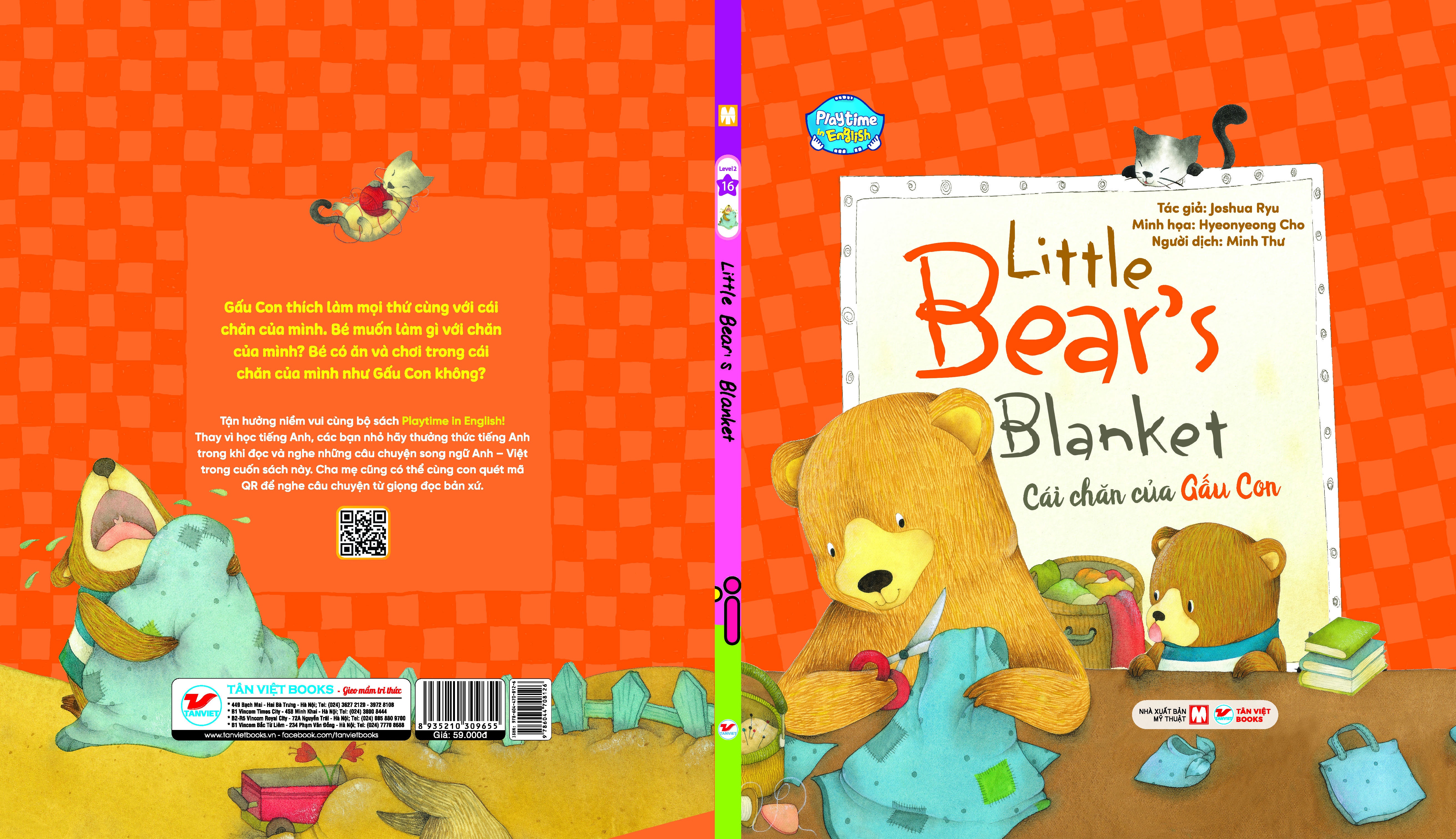 Bo
Playtime In English - Level 2 - Little Bears Blanket - Cai Chan Cua Gau Con - Ảnh 2