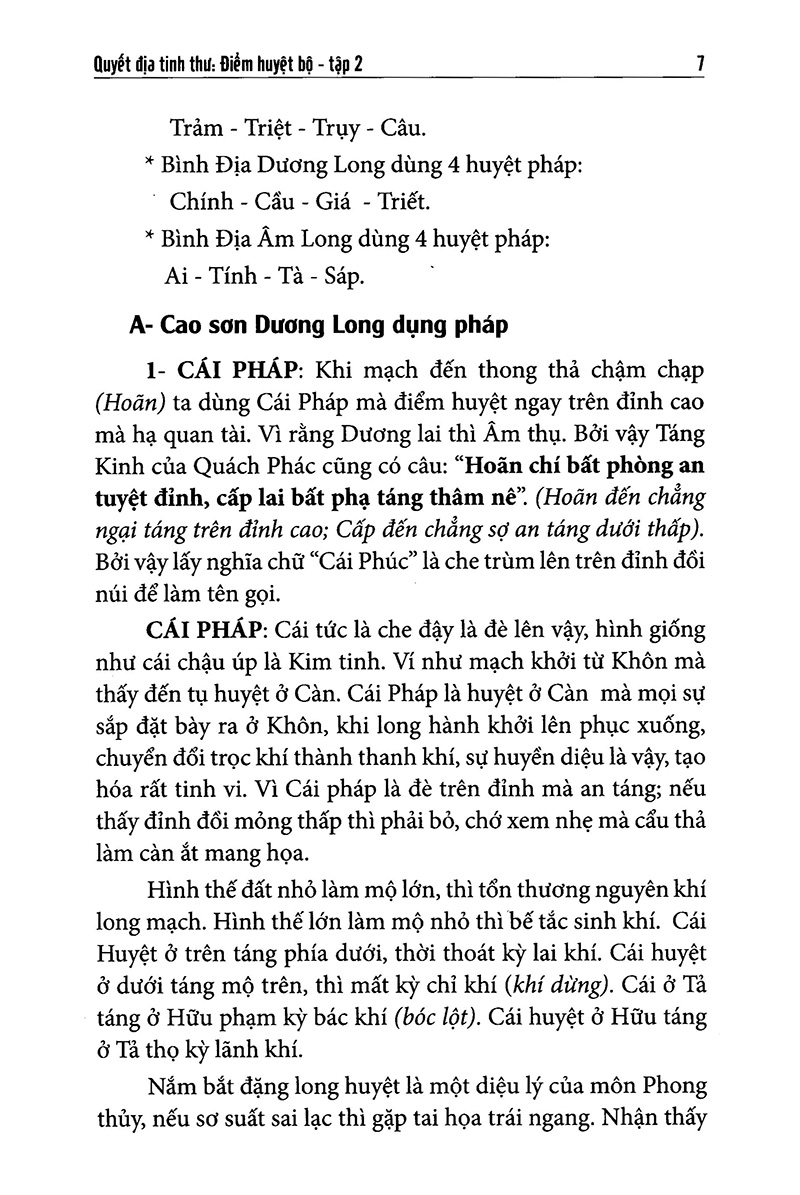 bộ quyết địa tinh thư - điểm huyệt bộ - tập 2 - Ảnh 5