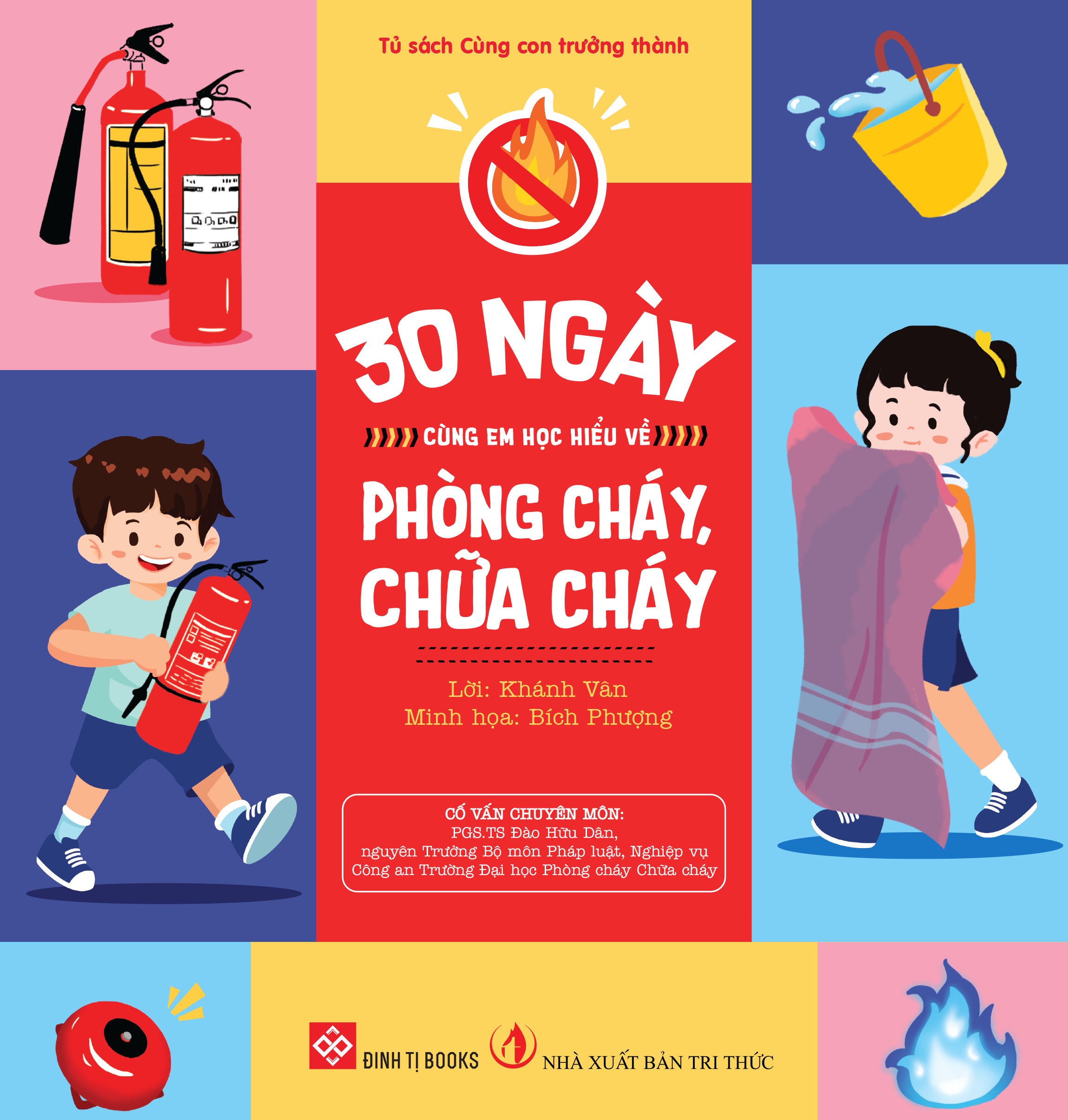 bộ sách 30 ngày cùng em học hiểu về - phòng cháy, chữa cháy + phòng chống đuối nước (bộ 2 cuốn) - Ảnh 4