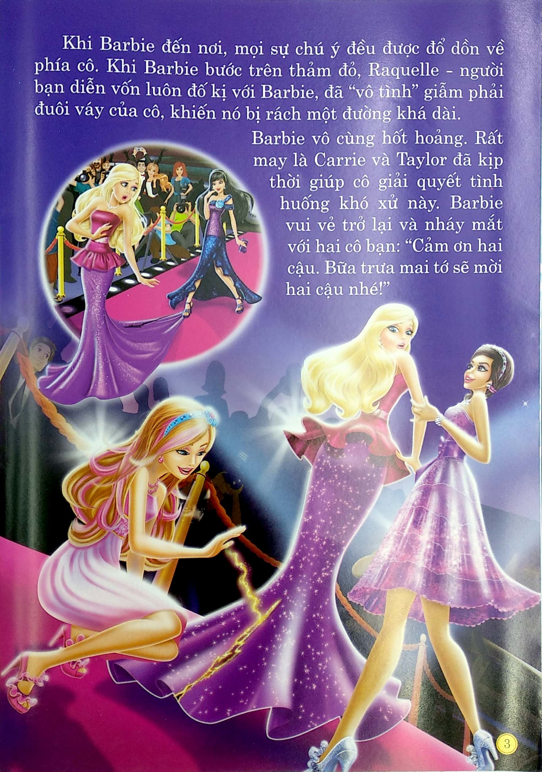 bộ sách barbie truyện tranh khổ lớn (bộ 4 cuốn) - Ảnh 4