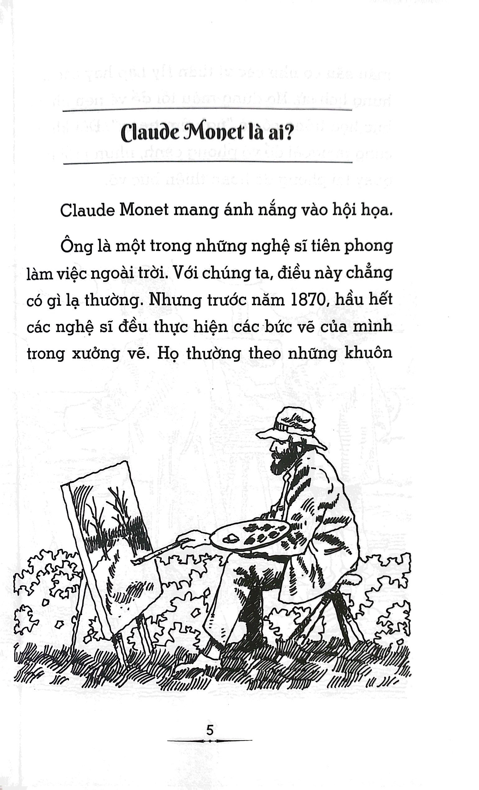 bộ sách chân dung - claude monet là ai (tái bản 2022) - Ảnh 4