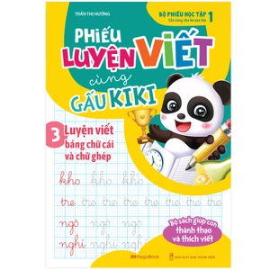 bộ sách phiếu học tập cùng gấu kiki (bộ 9 cuốn) - Ảnh 7