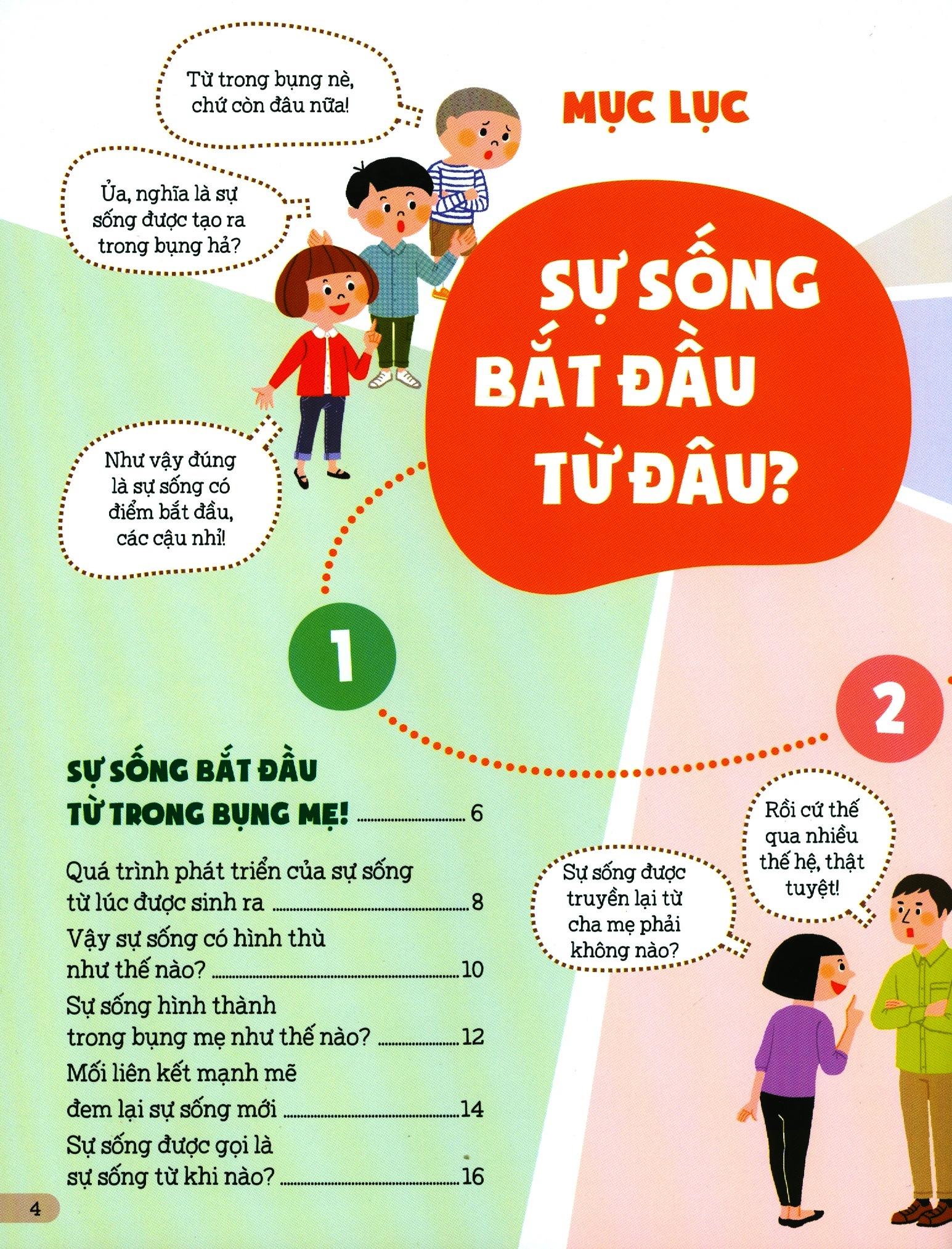 bộ sách thiếu nhi - hiểu về sự sống (bộ 3 cuốn) - Ảnh 5