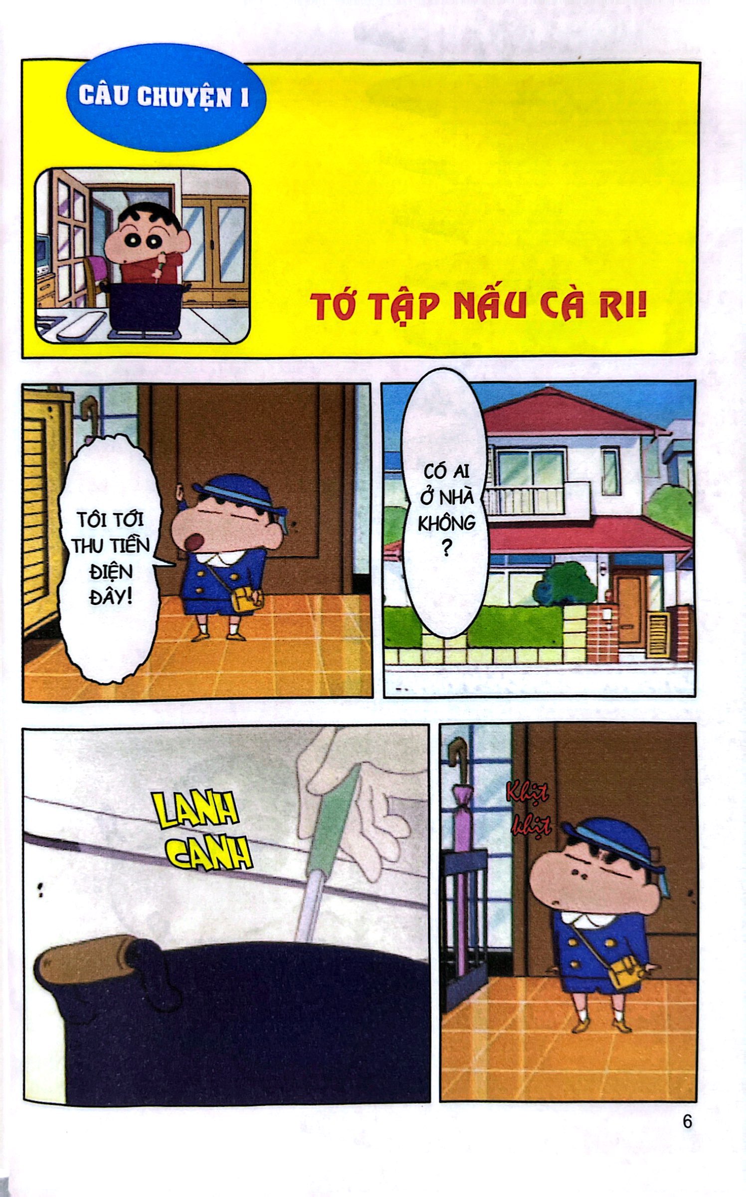 Bộ Shin - Cậu Bé Bút Chì - Phiên Bản Hoạt Hình Màu - Tập 13 - Món Cà Ri Hảo Hạng Của Bếp Trưởng Shinnosuke (Tái Bản 2024) - Ảnh 5