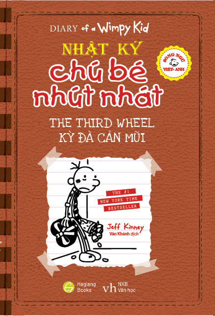 bộ song ngữ việt - anh - diary of a wimpy kid - nhật ký chú bé nhút nhát - tập 7: kỳ đà cản mũi - the third wheel - Ảnh 2