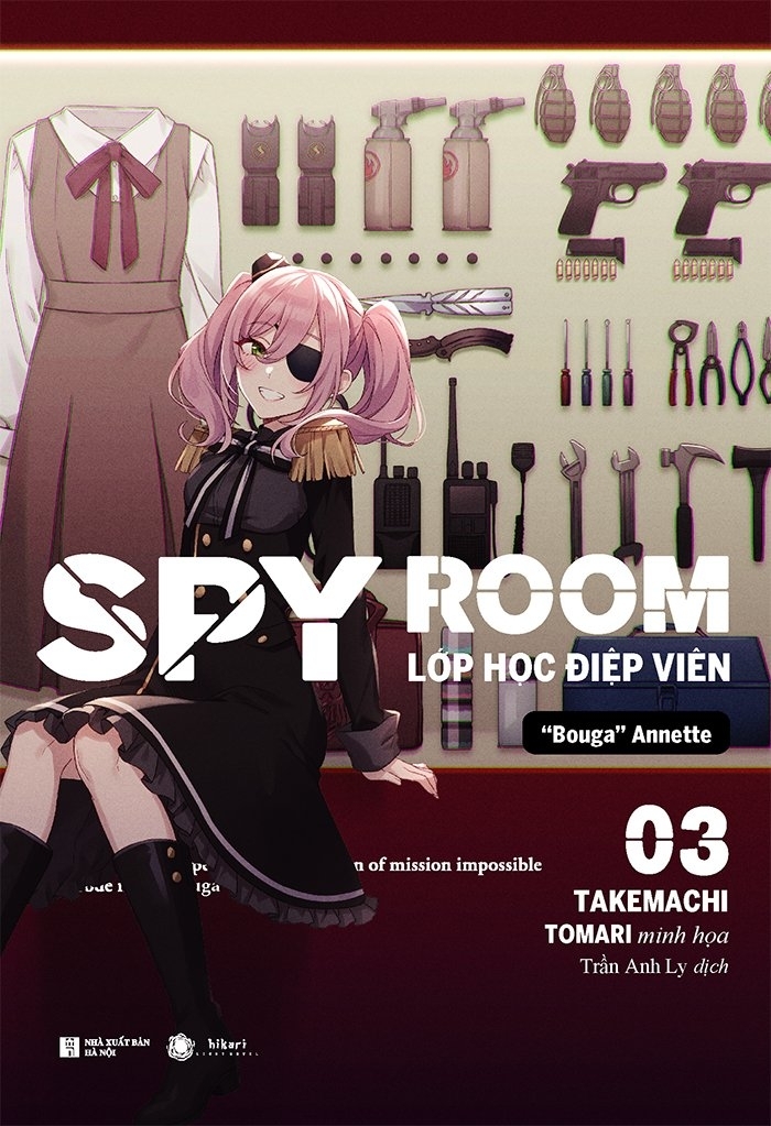 bộ spy room - lớp học điệp viên - tập 3: bouga annette - bản đặc biệt 2 - tặng kèm bookmark + bộ postcard metalize + thẻ nhân vật + huy hiệu - Ảnh 2