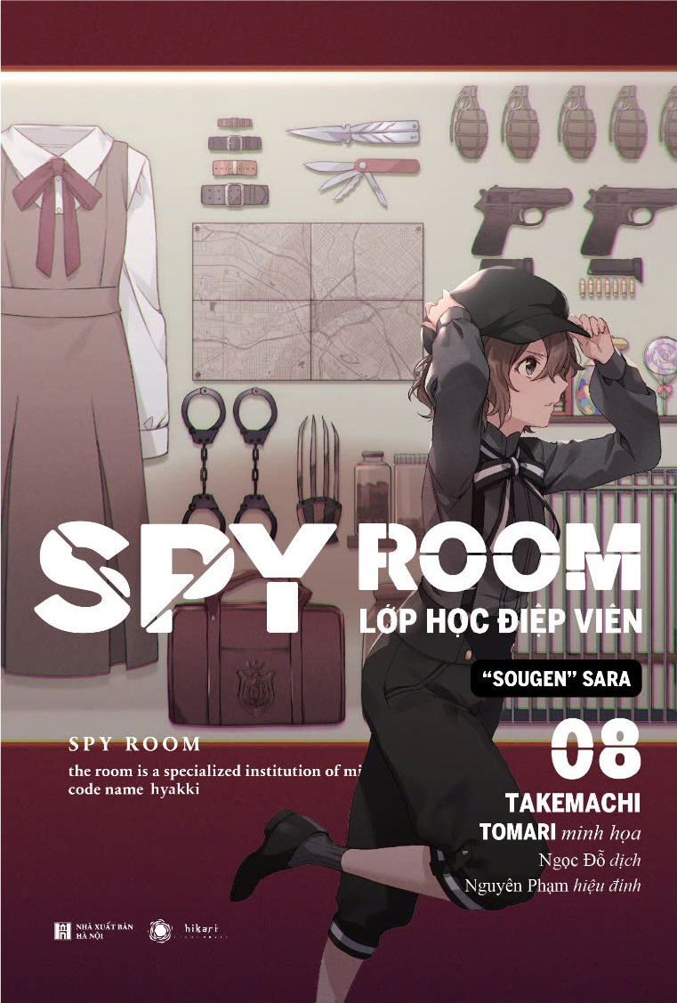 Bộ SPY ROOM - Lớp Học Điệp Viên - Tập 8 - Sougen Sara - Bản Đặc Biệt - Tặng Kèm Bookmark + Thẻ Nhân Vật + Huy Hiệu + Hộp Boxset - Ảnh 2