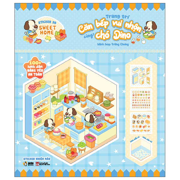 Bộ Sticker 3D Sweet Home - Trang Trí Nhà Hàng Nhộn Nhịp Cùng Capybara - Ảnh 11