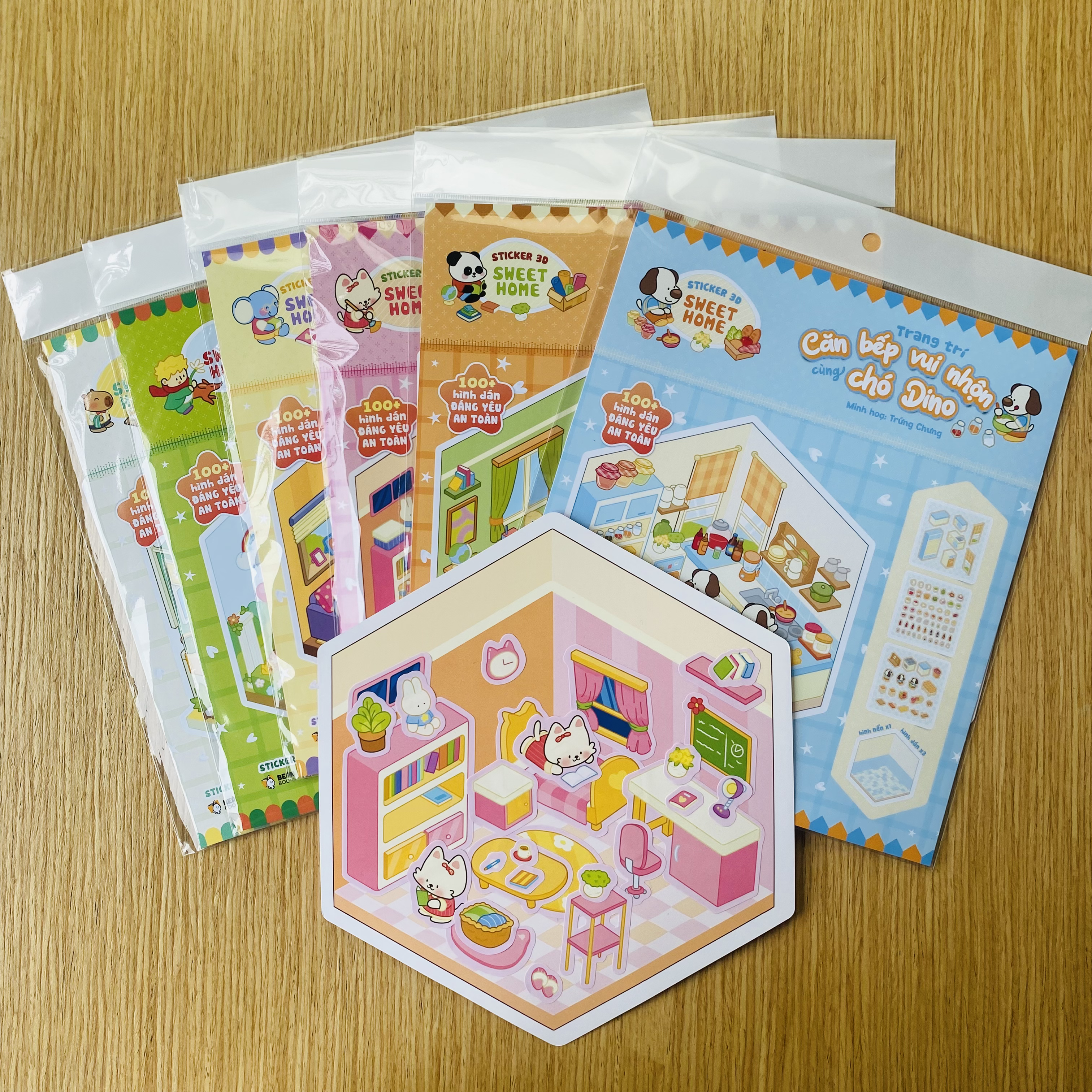 Bộ Sticker 3D Sweet Home - Trang Trí Nhà Hàng Nhộn Nhịp Cùng Capybara - Ảnh 8