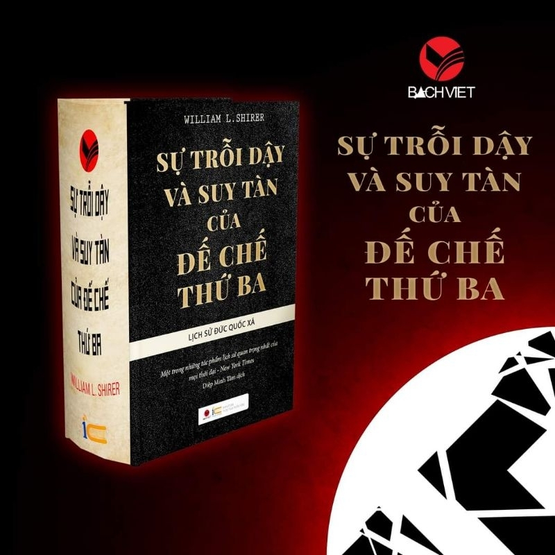 Bộ Sự Trỗi Dậy Và Suy Tàn Của Đế Chế Thứ 3 - Lịch Sử Đức Quốc Xã - Bìa Cứng - Ảnh 2