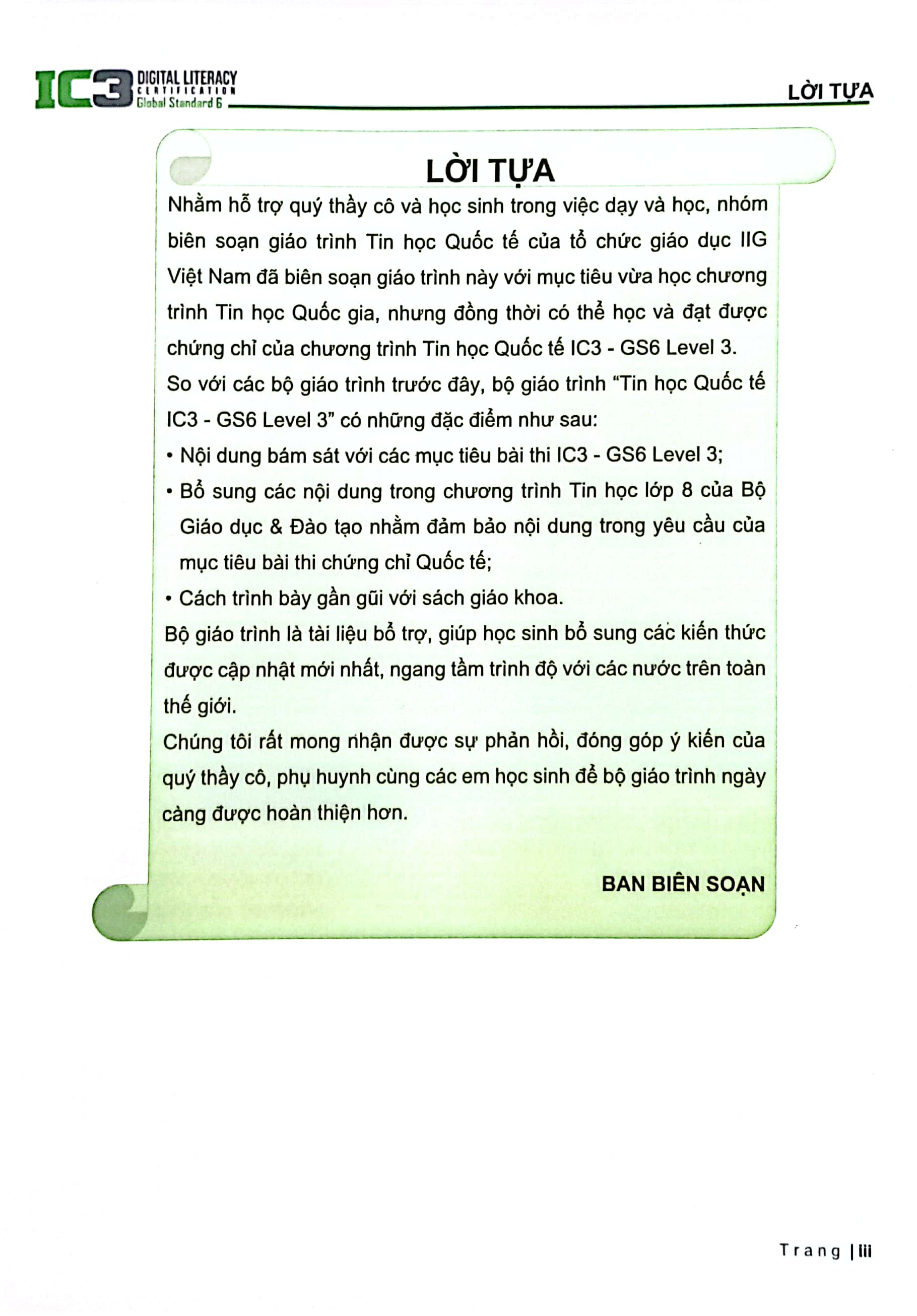 Bo
Tang Cuong Tin Hoc Quoc Te - IC3 - GS6 Level 3 (Tai Ban 2024) - Ảnh 4