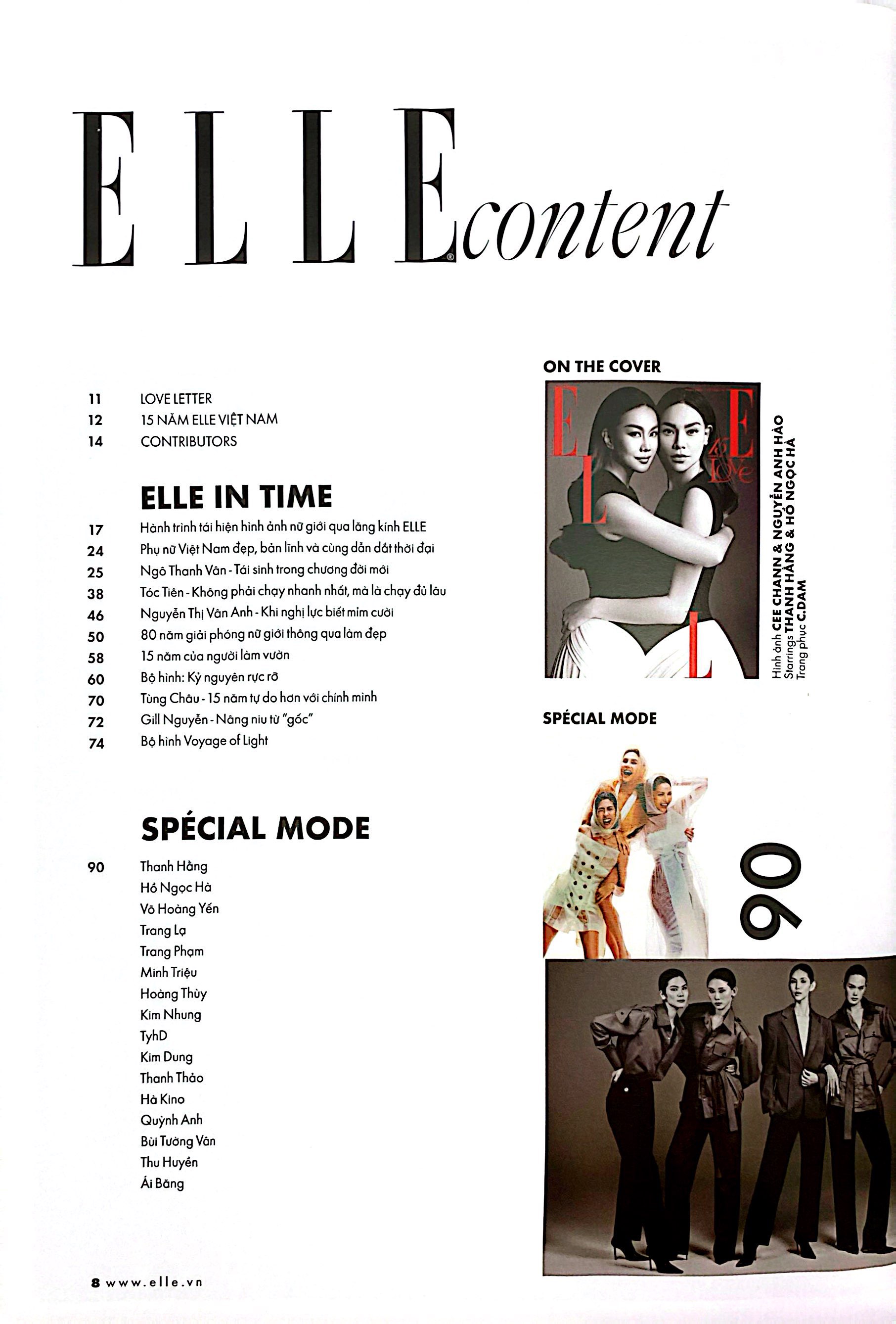 Bo
Tap Chi Phai Dep Elle - 15 Years Of Love 2025 - Bia Ngo Thanh Van Va Gao - Ảnh 2
