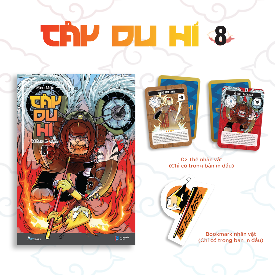 Bộ
Tây Du Hí - Tập 8 - Kẻ Ban Sức Mạnh - Tặng Kèm 2 Thẻ Nhân Vật + 1 Bookmark Nhân Vật - Ảnh 2