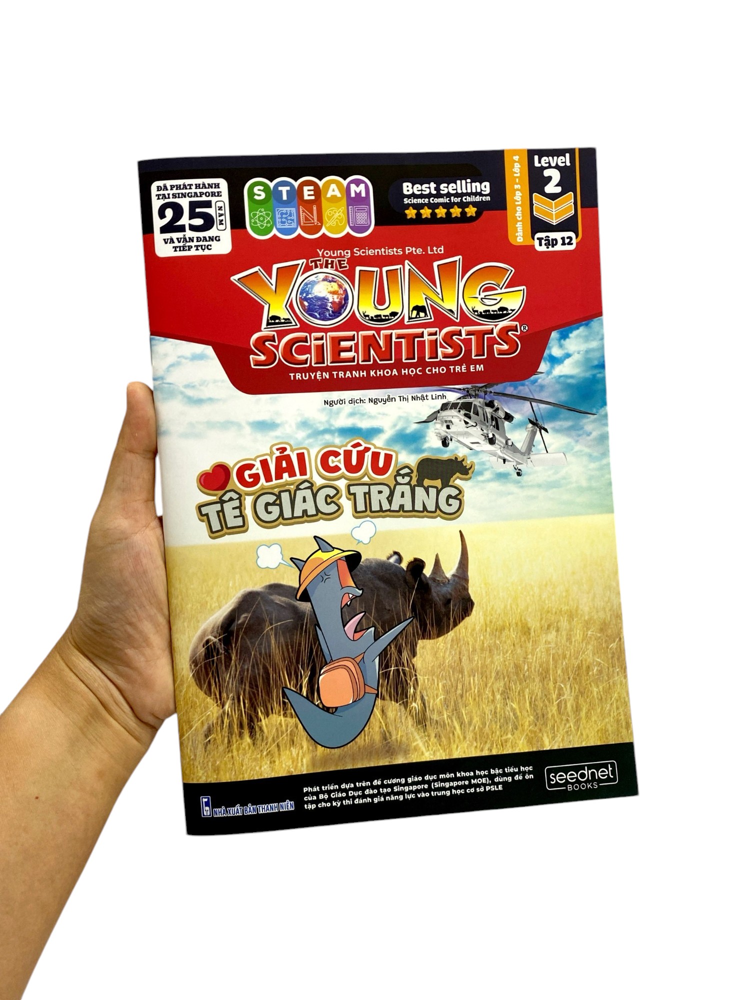 Bộ The Young Scientists - Truyện Tranh Khoa Học Cho Trẻ Em - Level 2 - Tập 12 - Giải Cứu Tê Giác Trắng - Ảnh 7