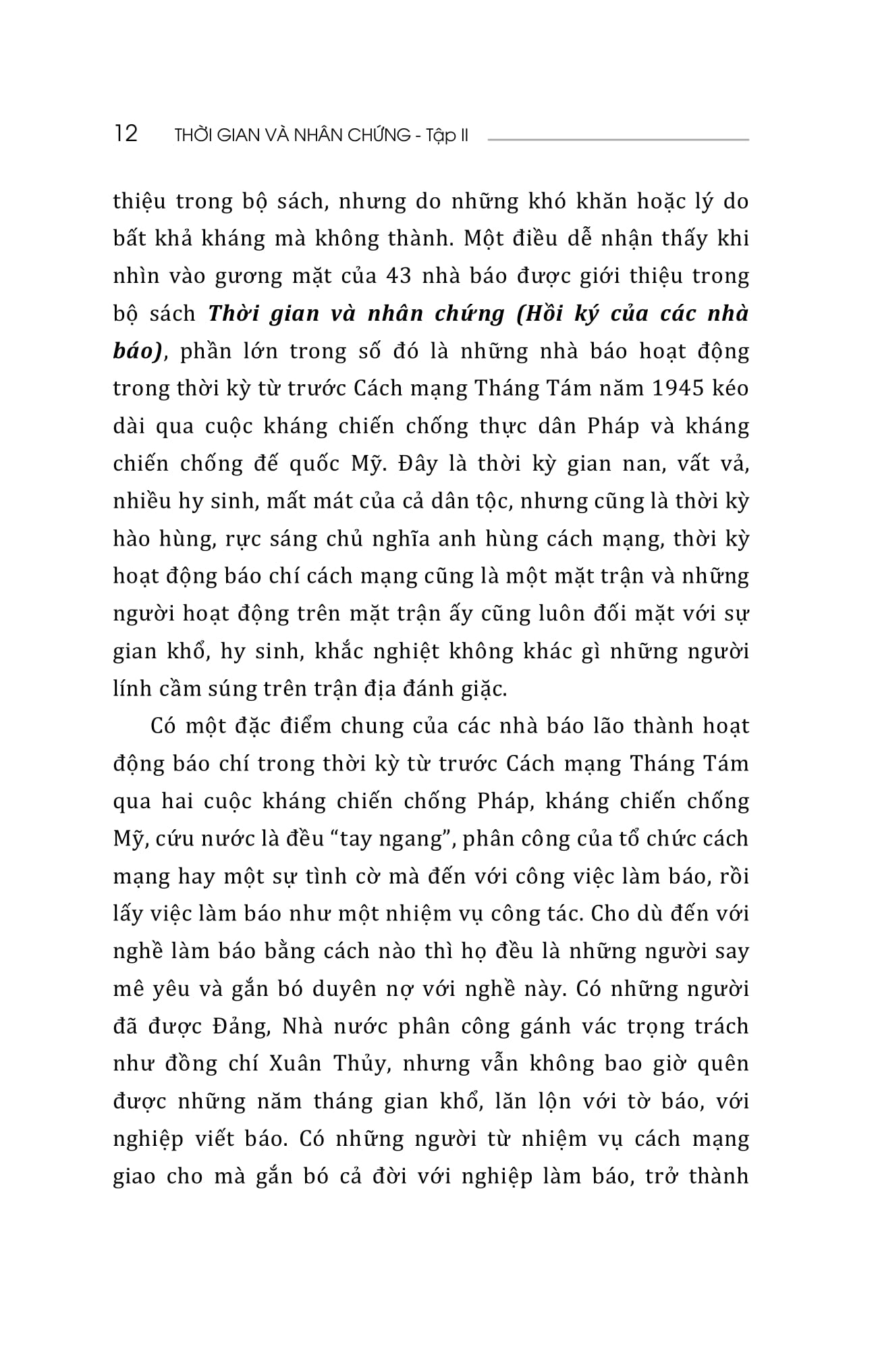 Bộ Thời Gian Và Nhân Chứng - Hồi Ký Của Các Nhà Báo - Tập II - Ảnh 13