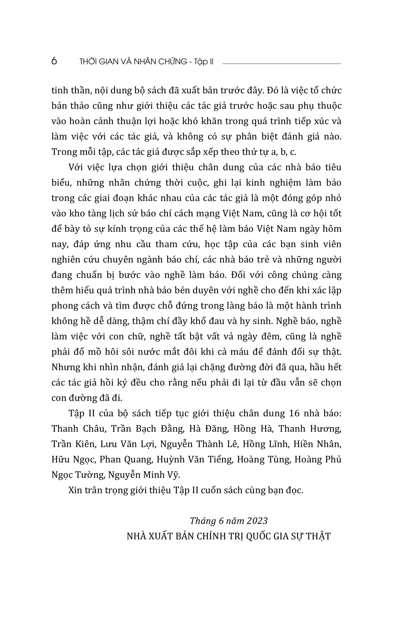 Bộ Thời Gian Và Nhân Chứng - Hồi Ký Của Các Nhà Báo - Tập II - Ảnh 7