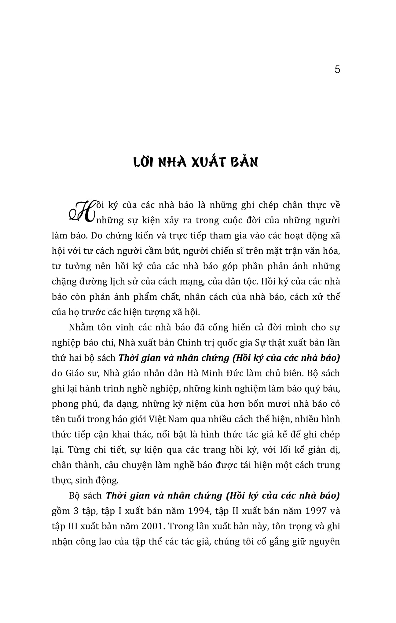 Bộ Thời Gian Và Nhân Chứng - Hồi Ký Của Các Nhà Báo - Tập III - Ảnh 6