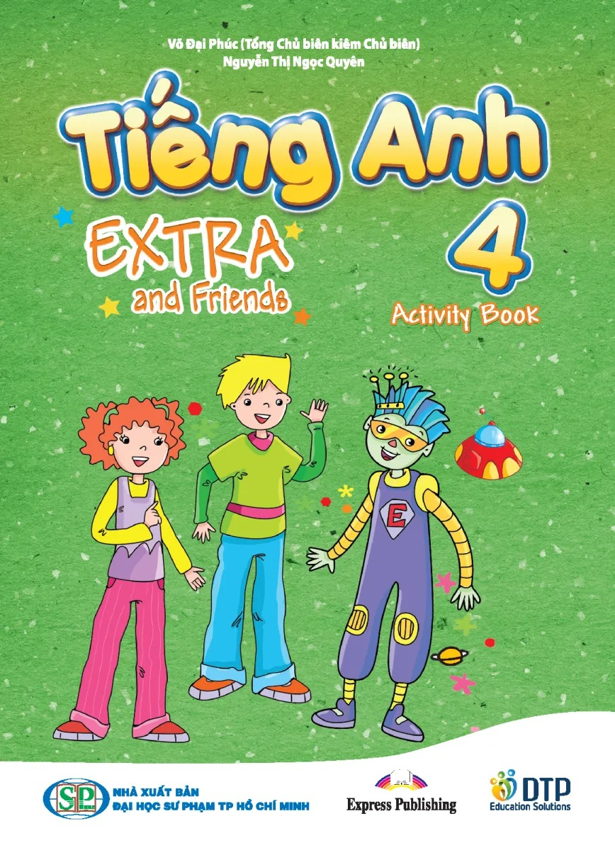 bộ tiếng anh 4 - extra and friends - activity book - Ảnh 2
