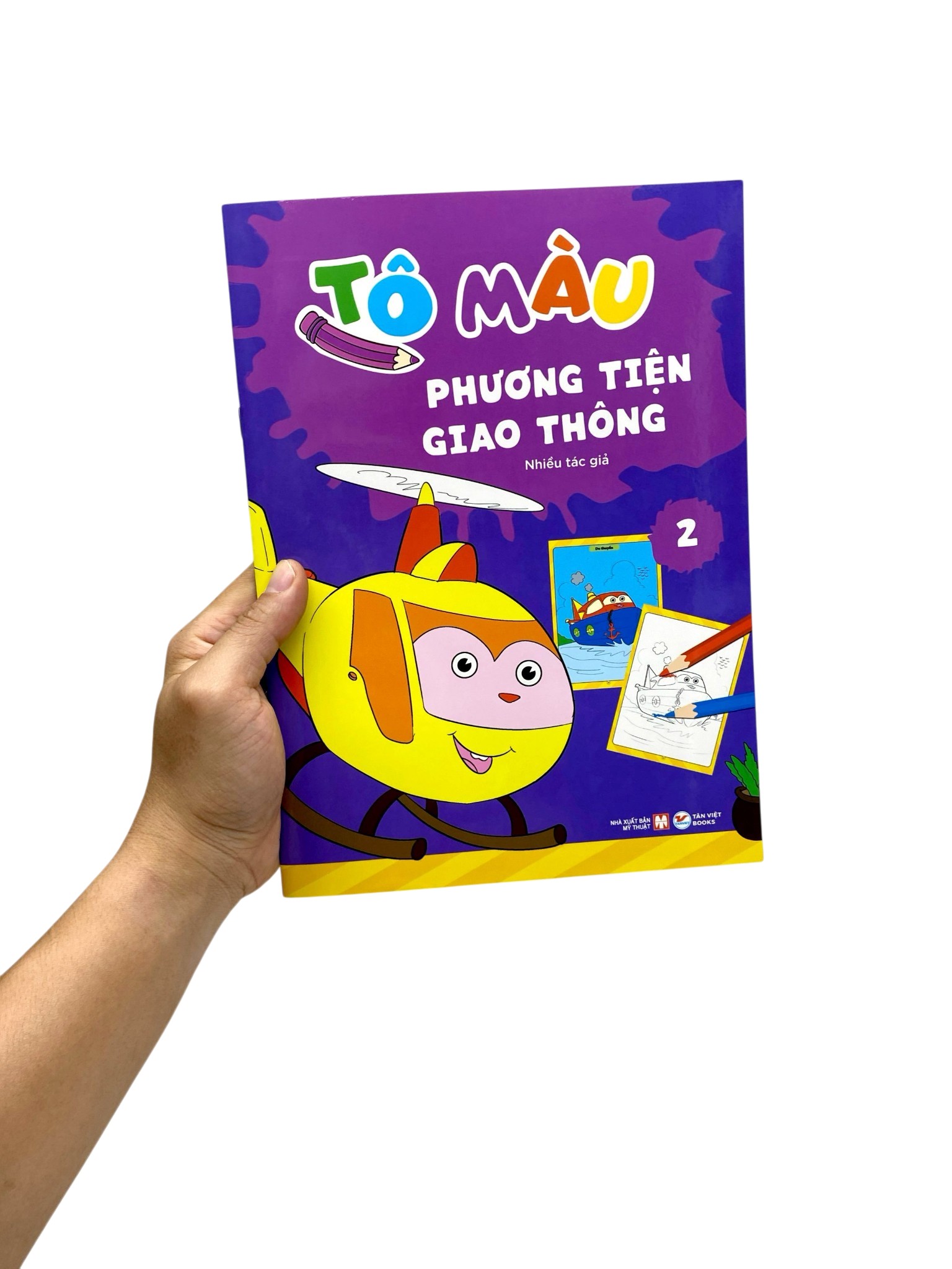 bộ tô màu phương tiện giao thông - tập 2 - Ảnh 6