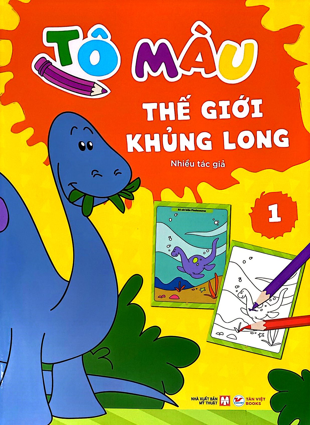 bộ tô màu thế giới khủng long - tập 1 - Ảnh 2