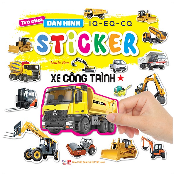 Bộ Trò Chơi Dán Hình IQ-EQ-CQ - Sticker - Xe Thể Thao -Tập 1 - Ảnh 9