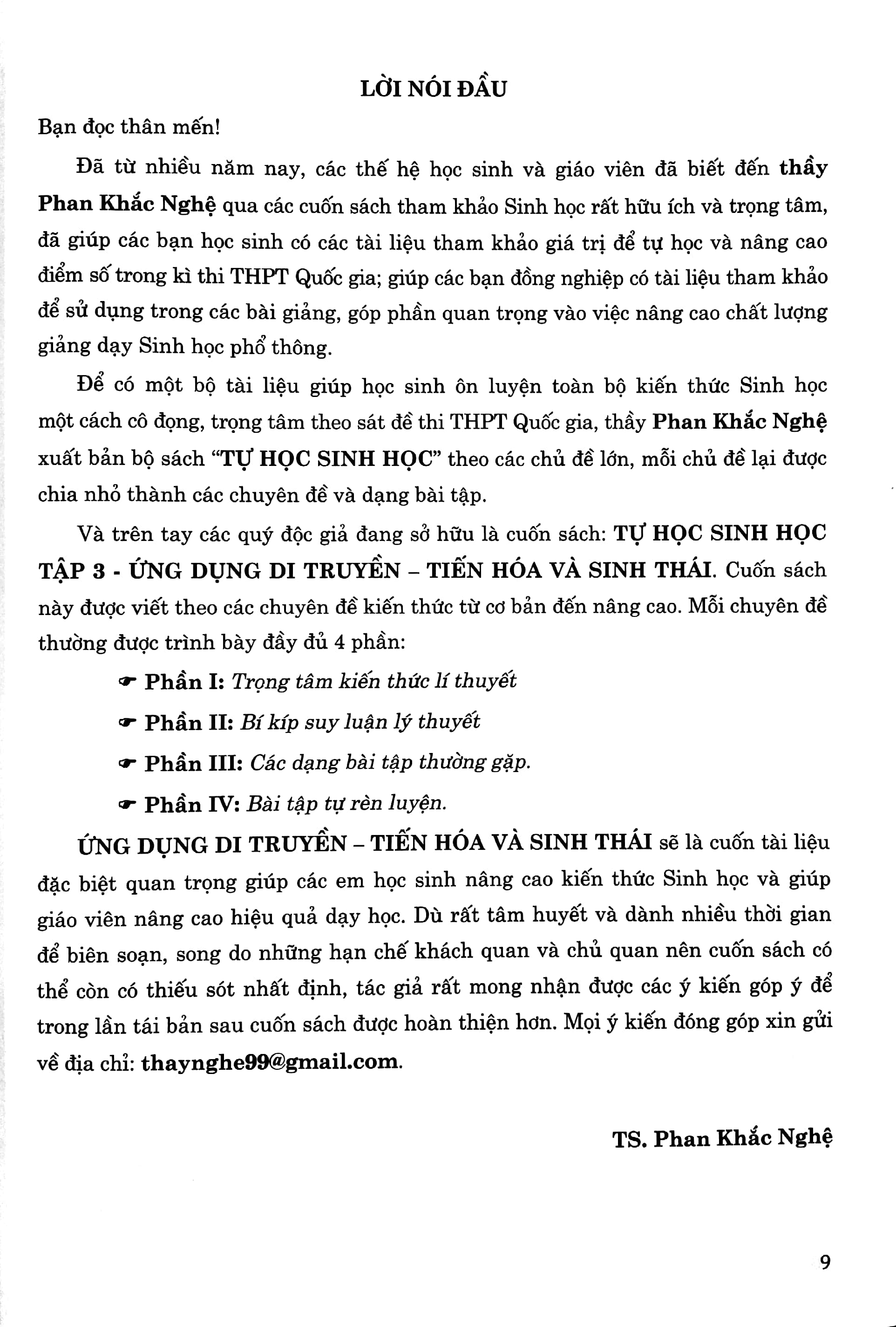 Bộ Tự Học Sinh Học Tập 3: Ứng Dụng Di Truyền Học, Tiến Hoá Và Sinh Thái - Ảnh 4