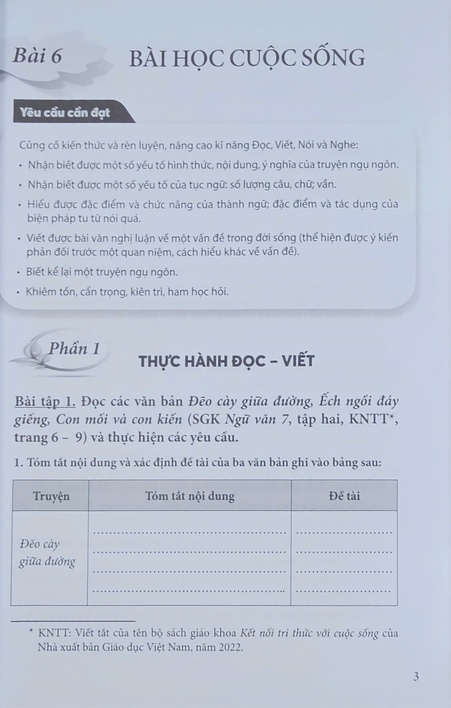 Bộ Vở Bài Tập Ngữ Văn 7 - Tập Hai (Theo Bộ Sách Kết Nối Tri Thức Với Cuộc Sống) - Ảnh 4