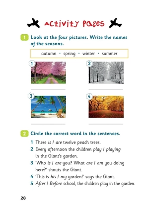 bộ young eli readers - the selfish giant - stage 2 a1 - downloadable multimedia - Ảnh 7