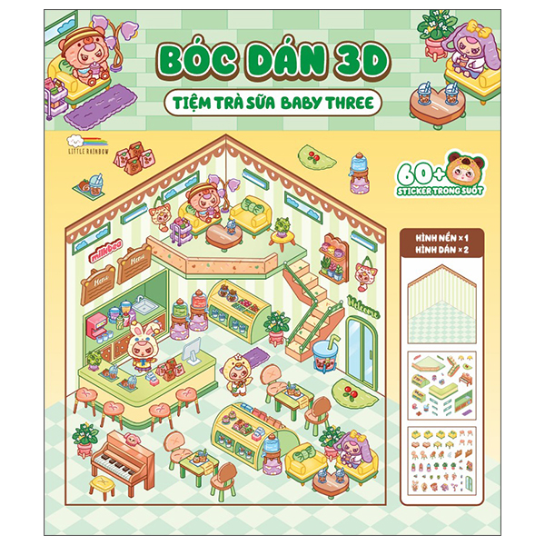 Bóc Dán 3D - Tiệm Hoa Baby Three (Tái Bản 2025) - Ảnh 8