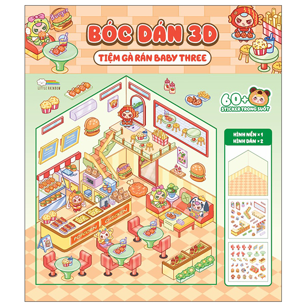 Bóc Dán 3D - Tiệm Hoa Baby Three (Tái Bản 2025) - Ảnh 9