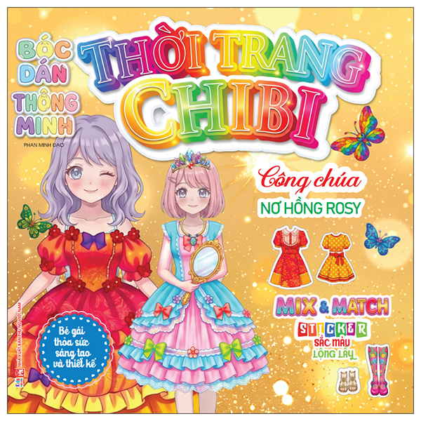 Bóc Dán Thông Minh - Thời Trang Chibi - Công Chúa Bong Bóng Cherry - Ảnh 4