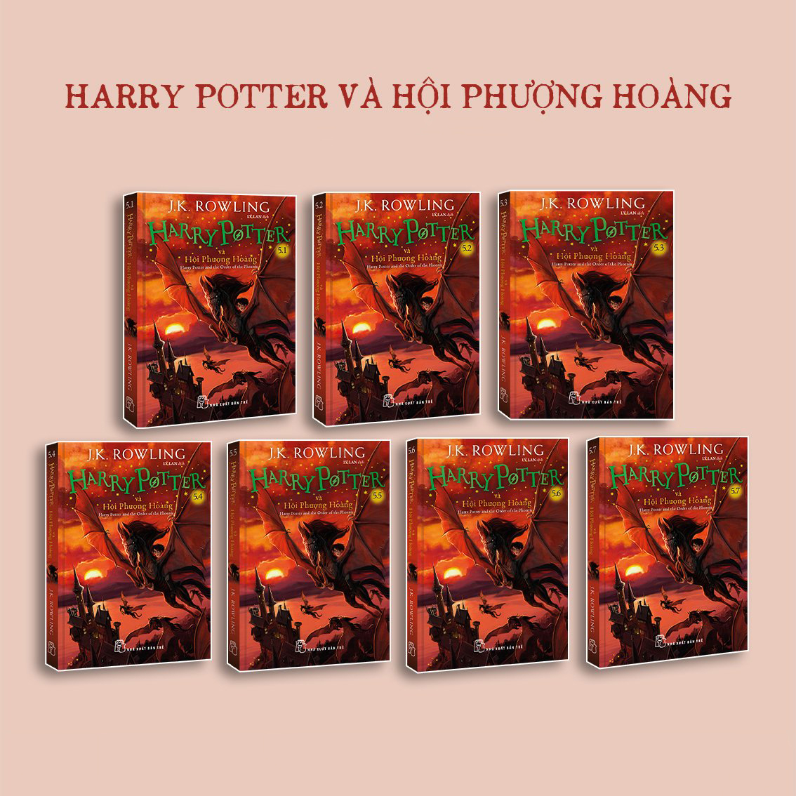 boxset harry potter trọn bộ 7 tập - khổ nhỏ (bộ 30 cuốn) - Ảnh 10