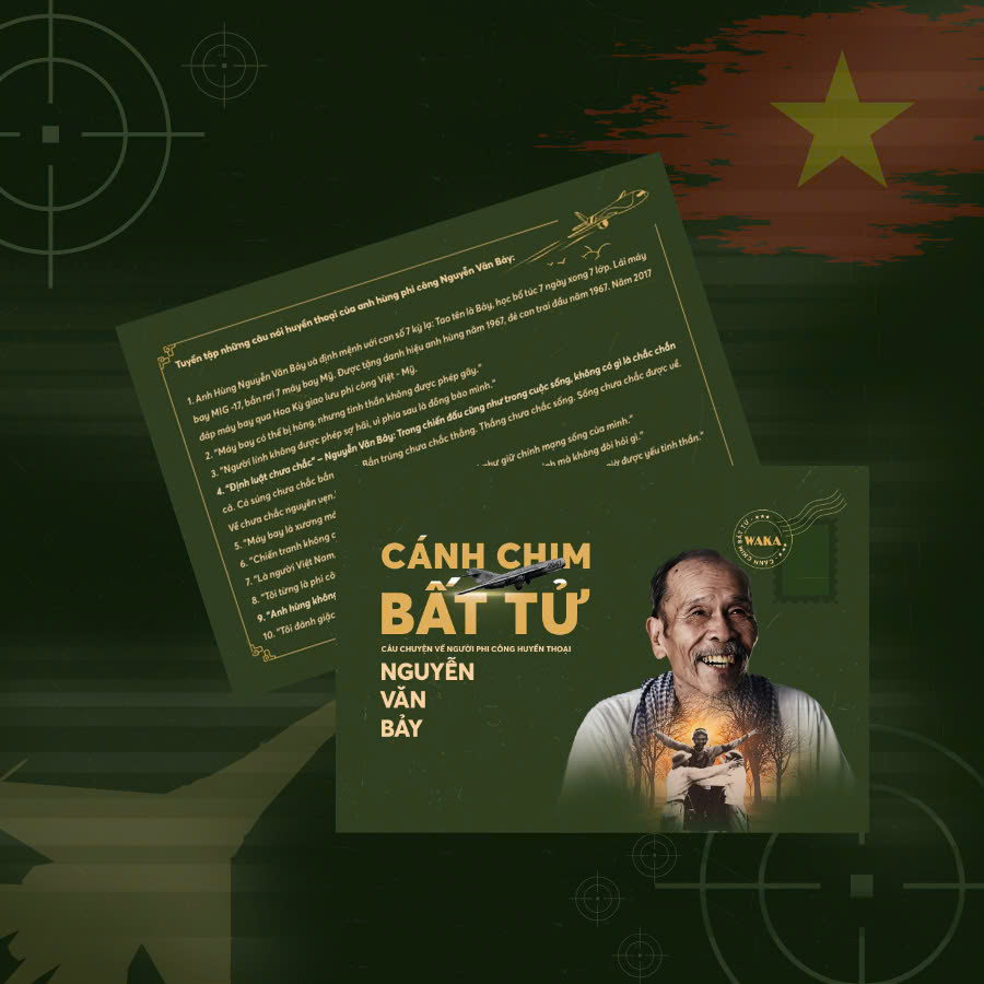 Cánh Chim Bất Tử - Câu Chuyện Về Người Phi Công Huyền Thoại Nguyễn Văn Bảy - Bìa Cứng - Bản Giới Hạn -Tặng Kèm 1 Bookmark 2 Mặt + 4 Postcard 2 Mặt + 1 Quyển Sách Ảnh Bỏ Túi + 1 Đai Sách - Độc Quyền Fahasa - Ảnh 5