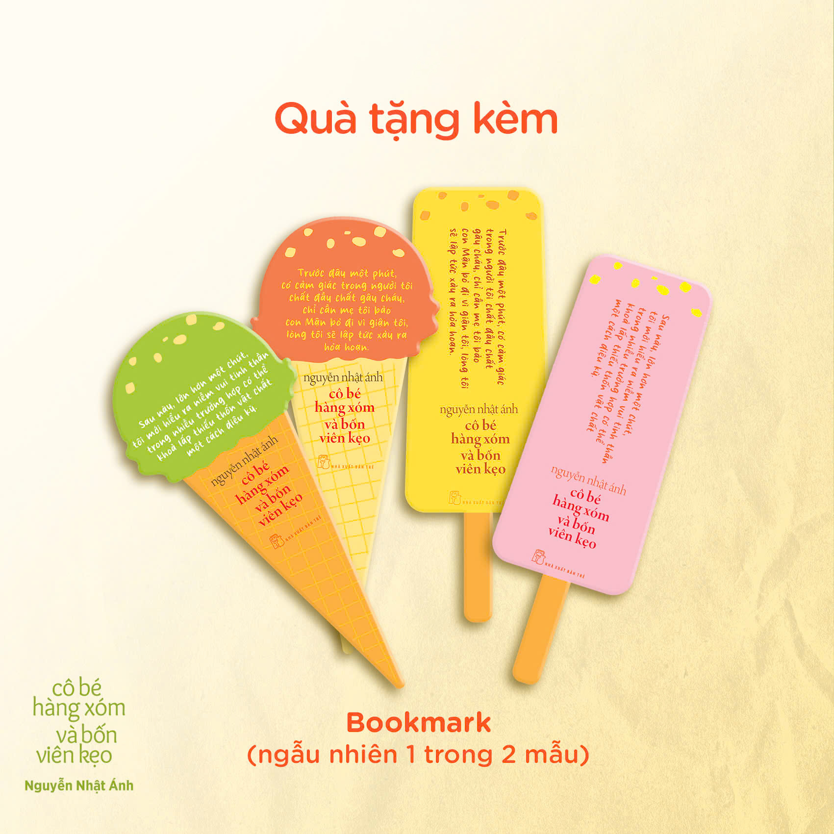 Cô Bé Hàng Xóm Và Bốn Viên Kẹo - Bìa Cứng - Tặng Kèm Random 1 Trong 4 Mẫu Bookmark + Sticker + Sổ Vẽ - Ảnh 4