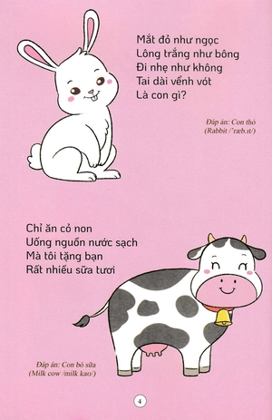 combo sách câu đố dân gian - đồ vật và phương tiện giao thông + động vật và thực vật (dành cho bé từ 3-6 tuổi) (bộ 2 cuốn) - Ảnh 5