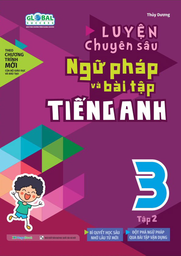 combo sách global success - luyện chuyên sâu ngữ pháp và bài tập tiếng anh 3 - tập 1 + tập 2 (bộ 2 cuốn) - Ảnh 2