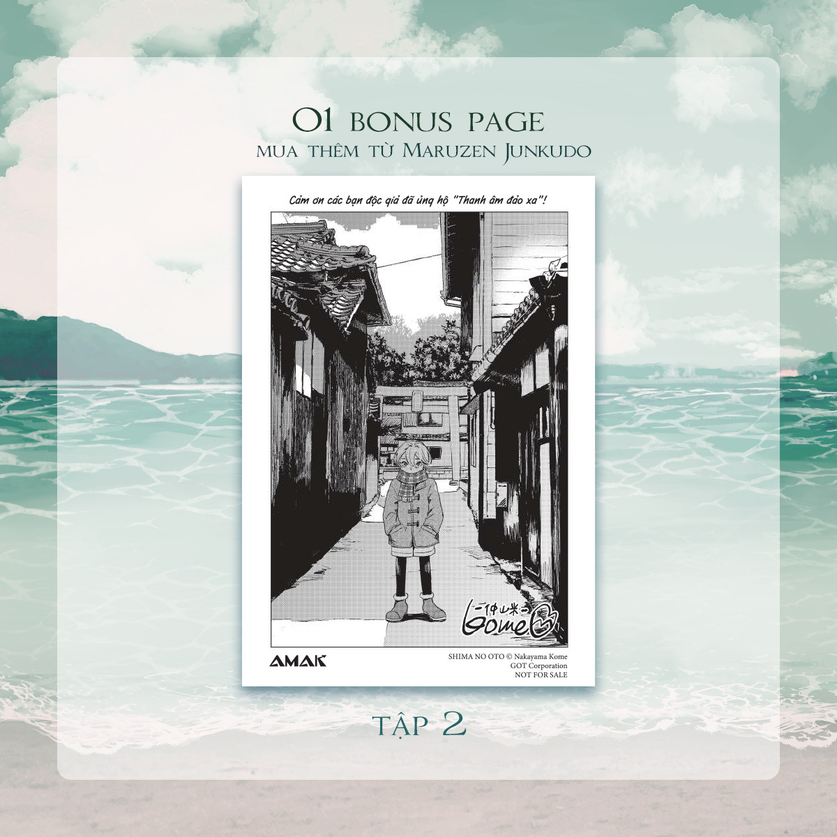 Combo Sách Thanh Âm Đảo Xa - Tập 1 + Tập 2 (Bộ 2 Tập) - Tặng Kèm 2 Bookmark Hai Mặt + 4 Postcard Hai Mặt + 1 Leaflet + 1 Bonus Page - Ảnh 8