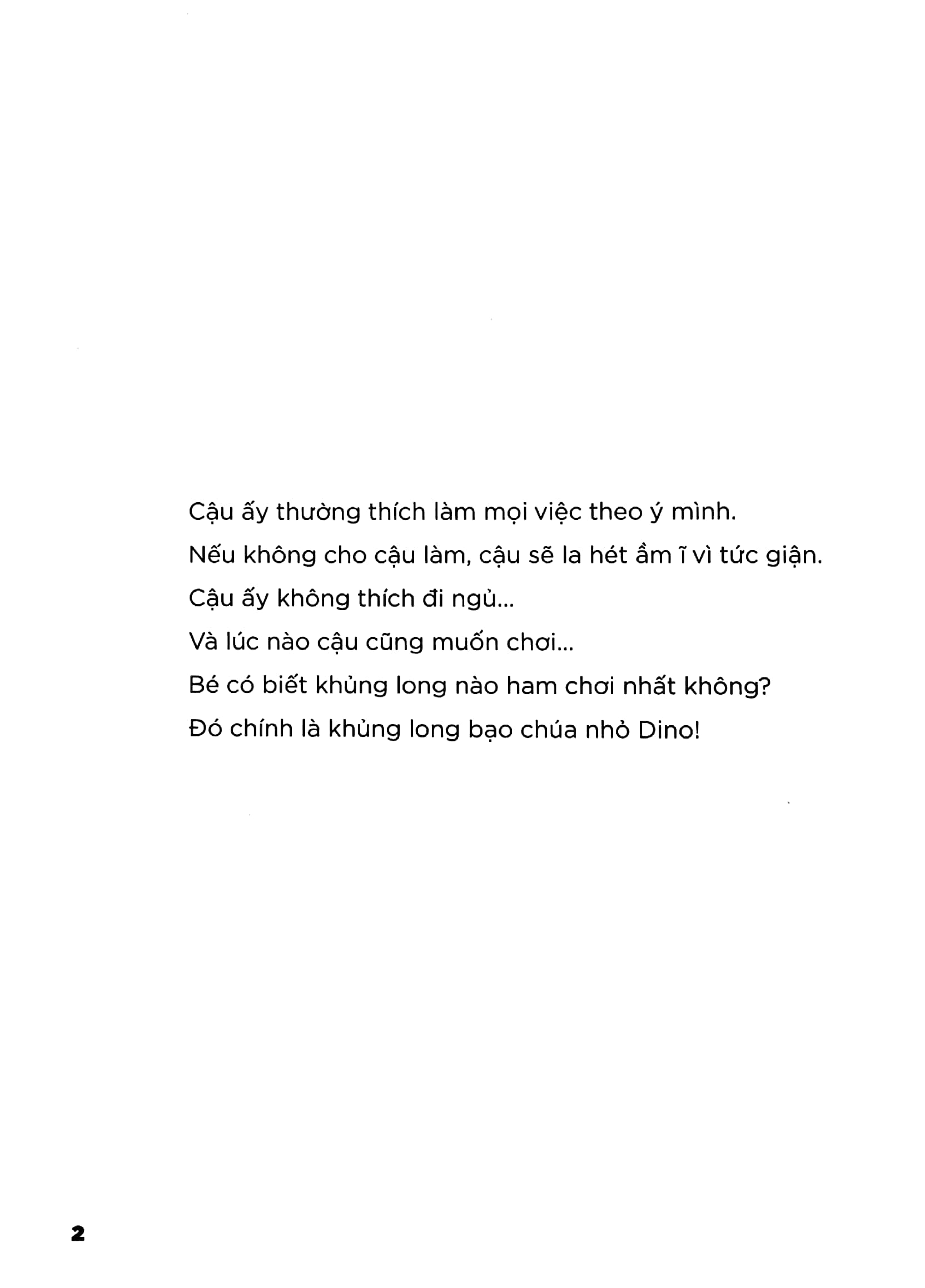 dino bướng bỉnh - không chịu đi ngủ (tái bản 2023) - Ảnh 2