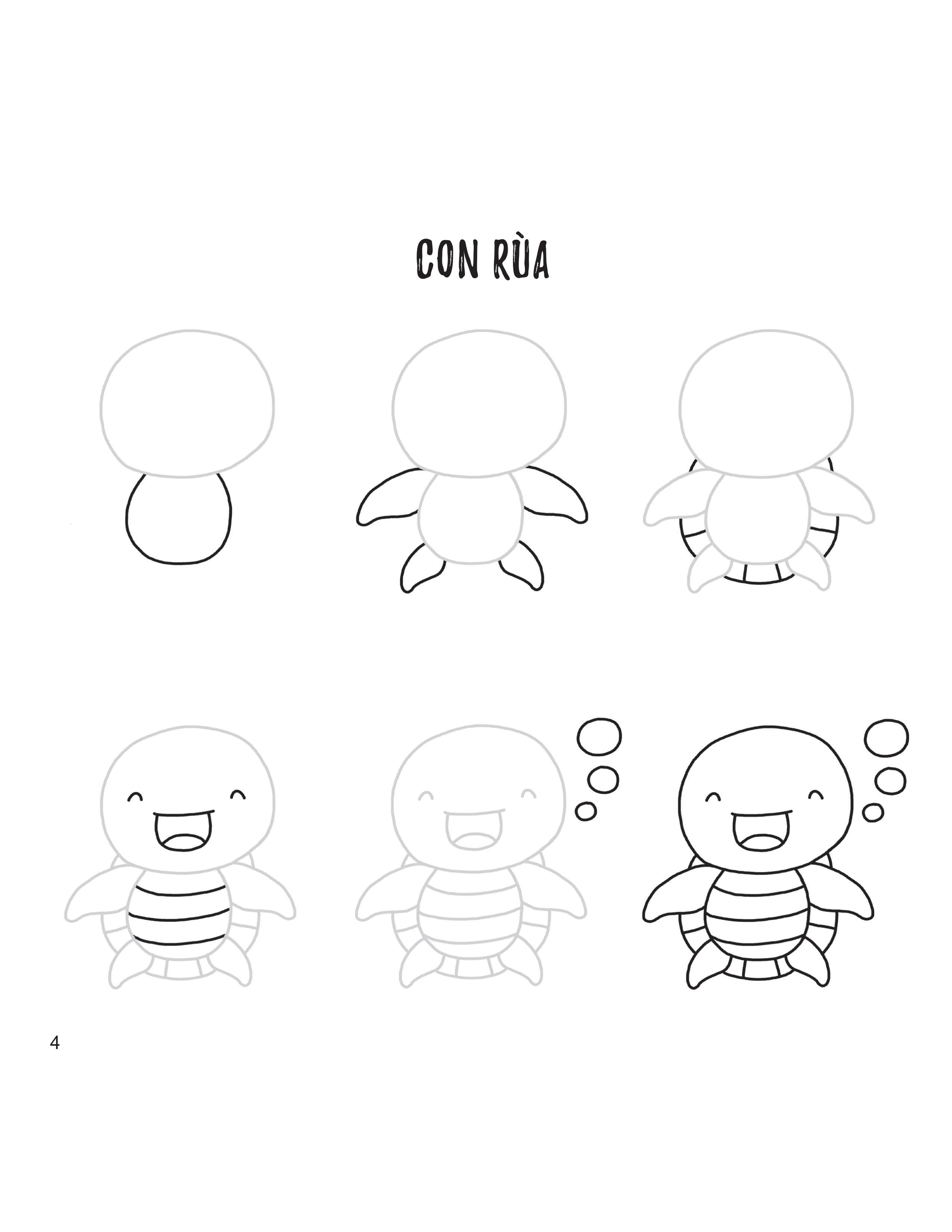 draw kawaii in 5 simple steps - vẽ theo phong cách kawaii với 5 bước đơn giản - Ảnh 4