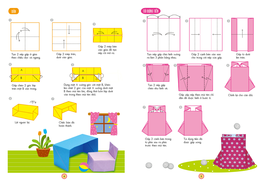 em tập gấp hình cơ bản (4-5 tuổi) (tái bản 2018) - Ảnh 2