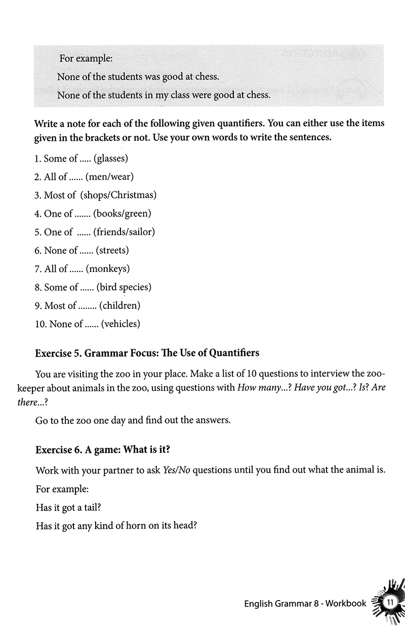 english grammar - ngữ pháp tiếng anh 8 (sách bài tập) - Ảnh 11