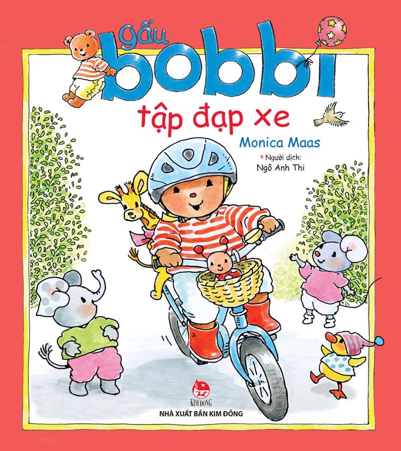 gấu bobbi tập đạp xe - Ảnh 3