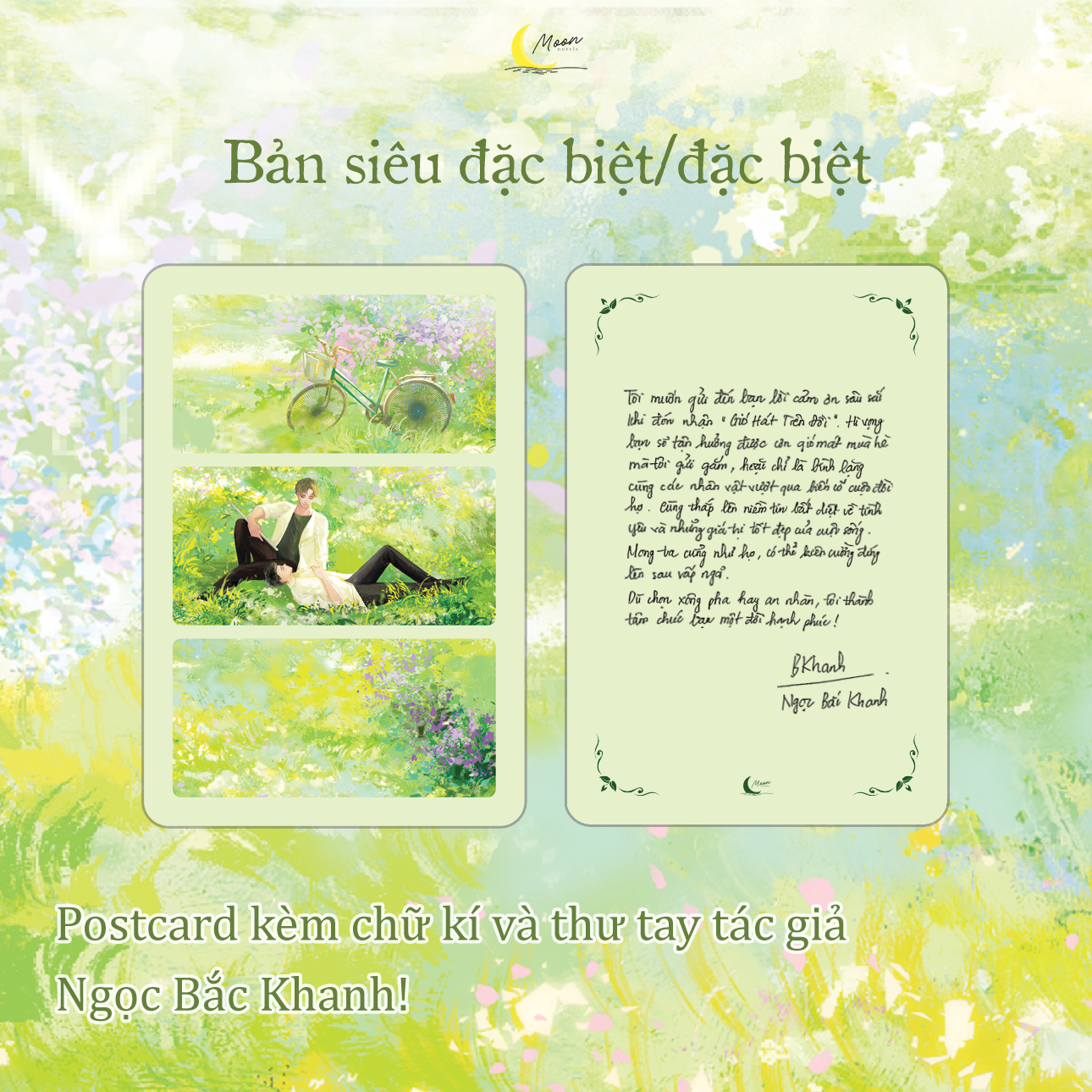 Gio Hat Tren Doi - Ban Sieu Dac Biet - Bia Cung - Tang Kem Bookmark + Postcard + Standee + Random Chu Ky Tac Gia - Ảnh 5