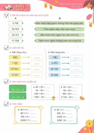 giúp em yêu thích học toán - lớp 4 - tập 1 - Ảnh 7