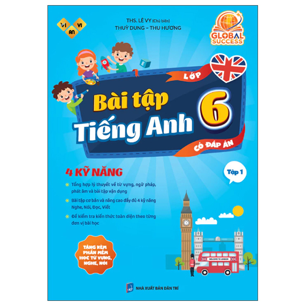 Global Success - Bài Tập Tiếng Anh 6 - 4 Kỹ Năng - Tập 1 (Có Đáp Án) (Tái Bản 2026)