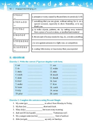 global success - bài tập tiếng anh lớp 7 - tập 1 (có đáp án) (tái bản 2024) - Ảnh 9