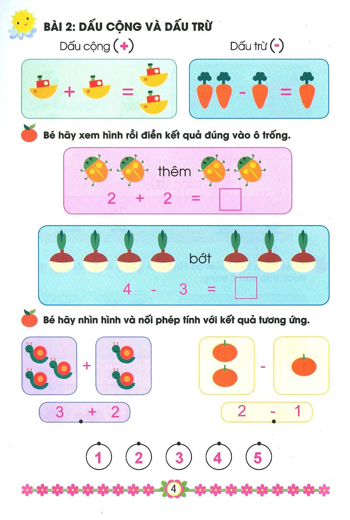 hành trang cho bé vào lớp 1 - bé với toán học - Ảnh 3