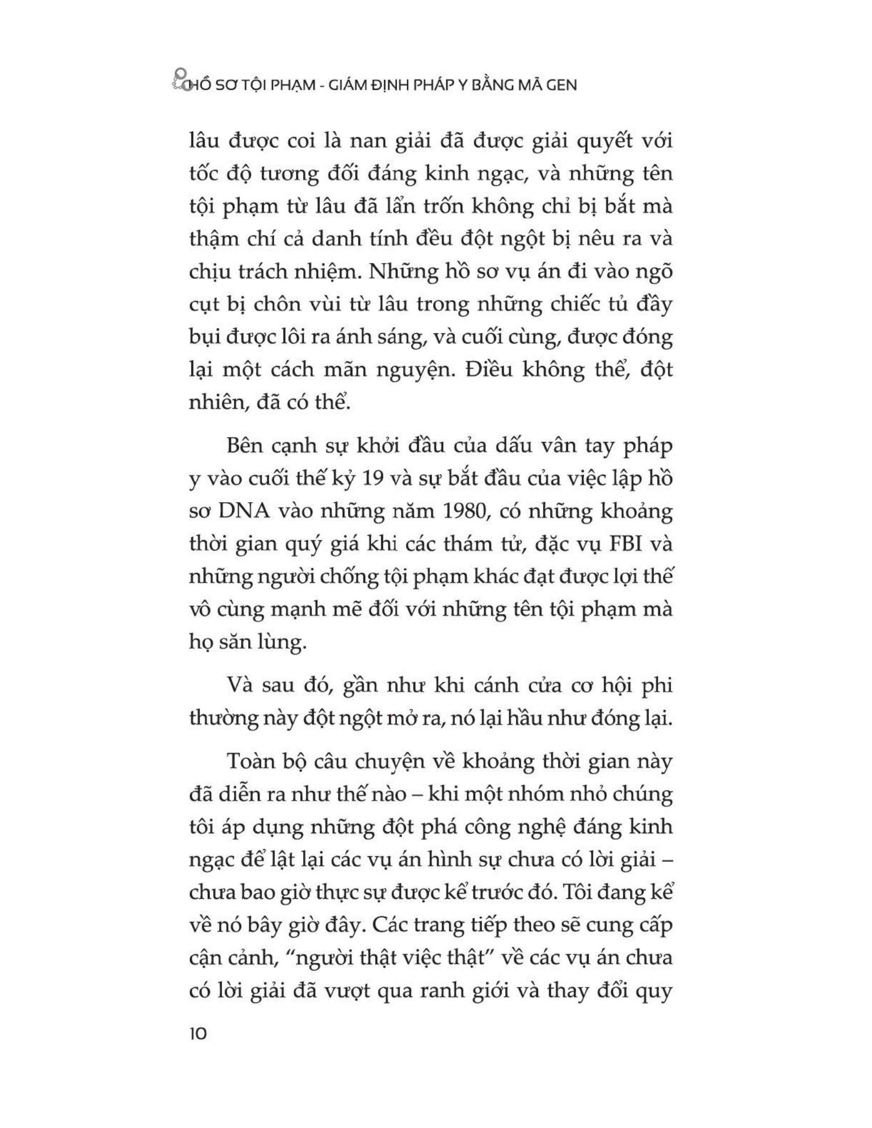 hồ sơ tội phạm - giám định pháp y bằng mã gen - Ảnh 12