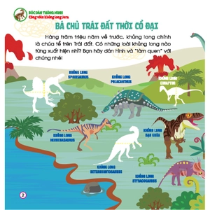 hoàn thiện kỹ năng 3-7 tuổi - bóc dán hình thông minh - công viên khủng long jura - Ảnh 3