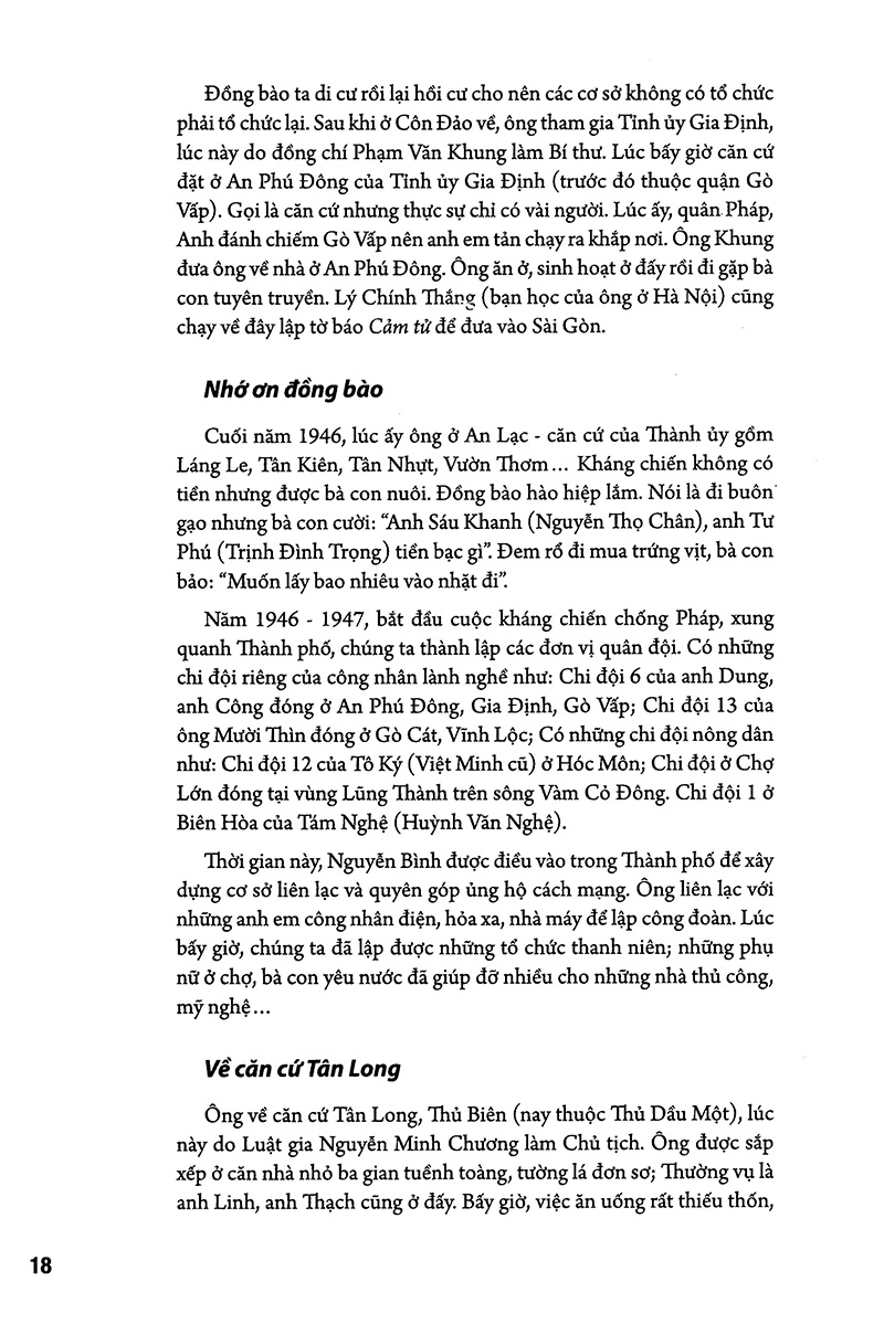 hồi ký căn cứ kháng chiến khu sài gòn - chợ lớn - gia định (1945-1975) - tập 2 - Ảnh 4
